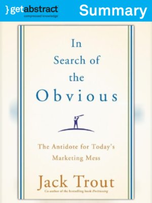 cover image of In Search of the Obvious (Summary)